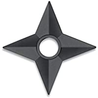 SAMTO Shuriken o Estrella Ninja de Goma 4 Puntas para Entrenamiento. Pack Dos Unidades